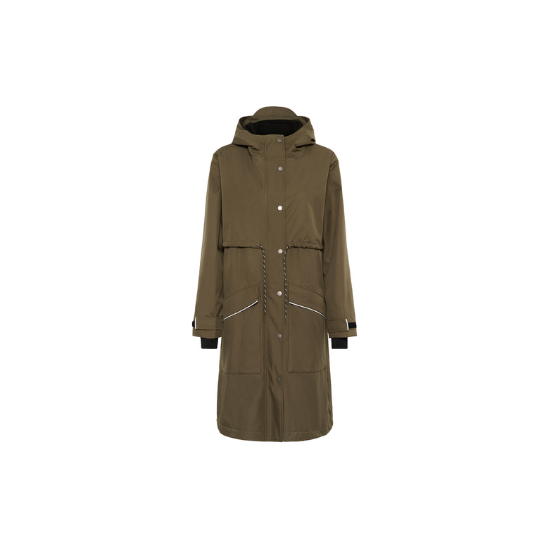 Cream manteau vert 1