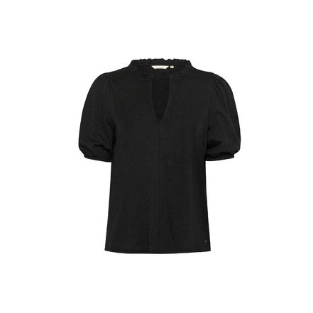 Cream bluse schwarz