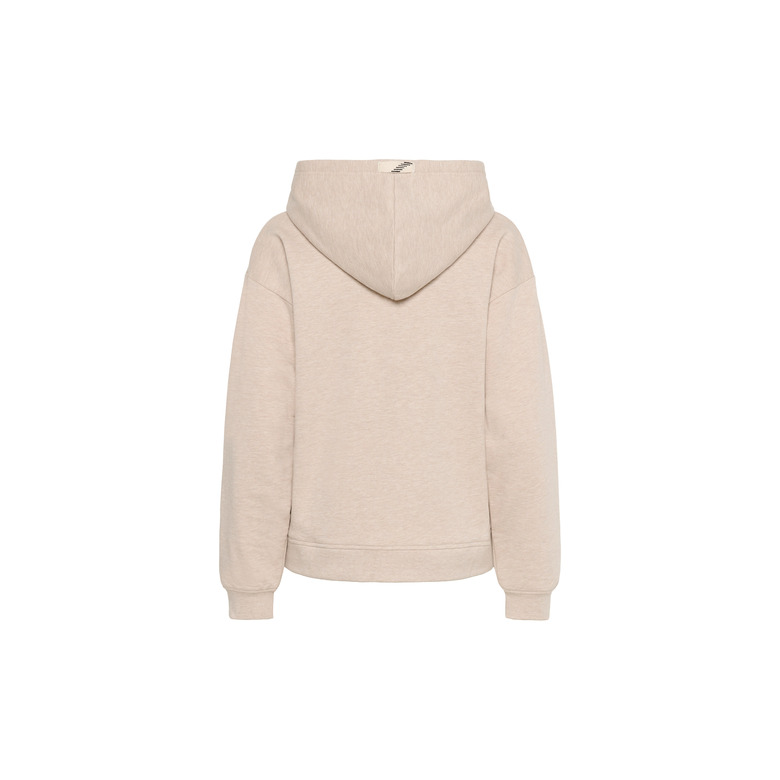 Cream hoodie lightbrown 2