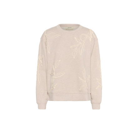 Cream sweater beige