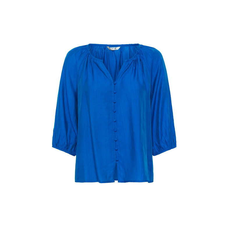 Cream blouse blauw 1