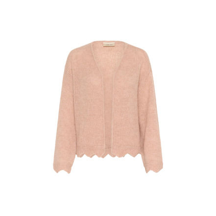 Cream cardigan roze