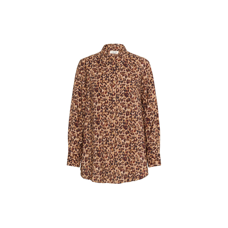 Cream blouse camel 1
