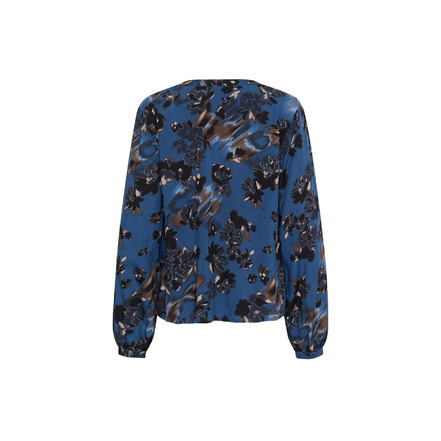 Cream blouse blauw