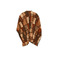 Cream poncho brown 2