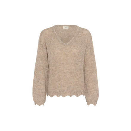Cream trui beige