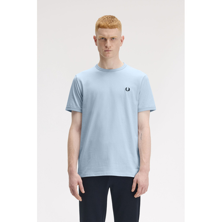 Fred Perry t-shirt blauw 2