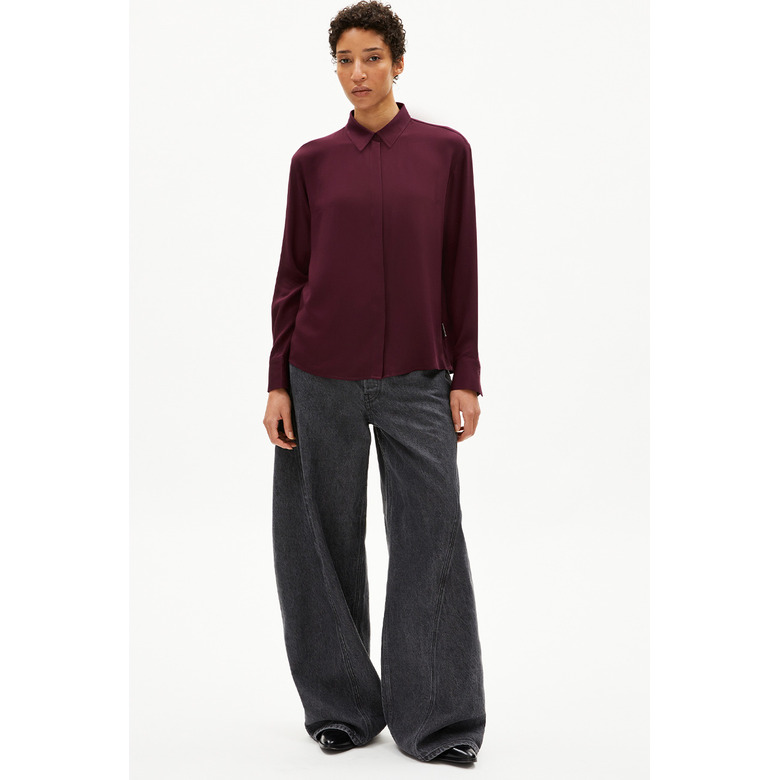 Armed Angels blouse bordeaux 2