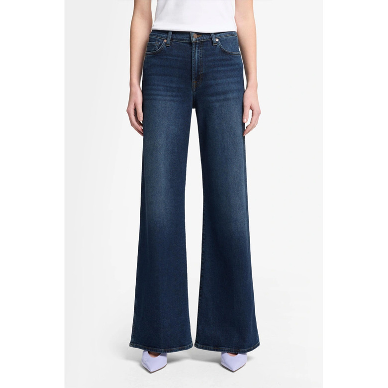 7 For All Mankind pantalon donker blauw 2