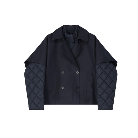 Gigue mantel blauw