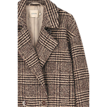 Gigue vest bruin