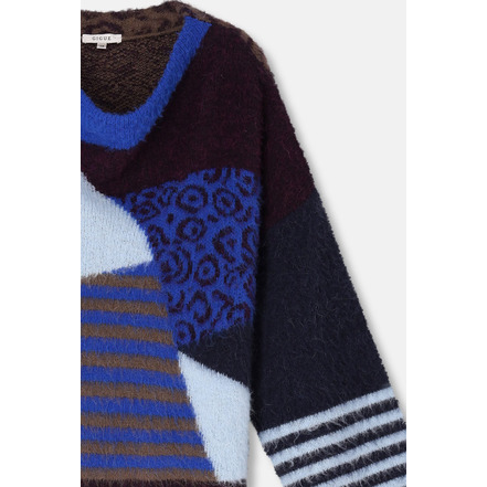 Gigue pull bleu
