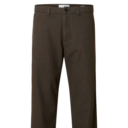 Selected Homme broek 32 inch bruin