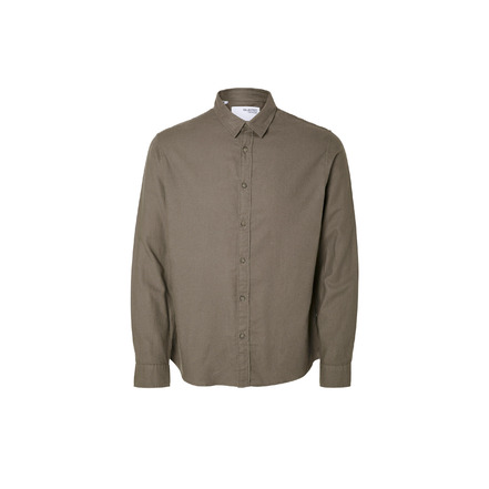 Selected Homme hemd bruin