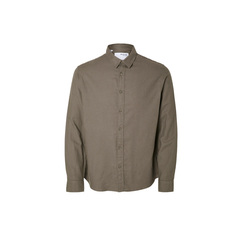 Selected Homme hemd bruin