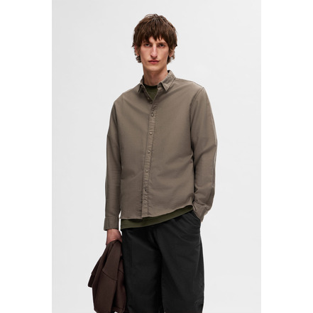 Selected Homme hemd bruin