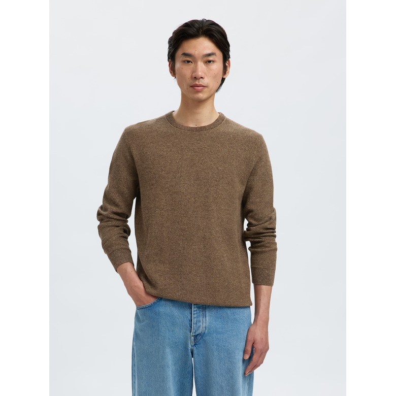 Selected Homme trui bruin 2
