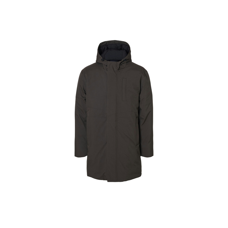 Selected Homme manteau brun 1