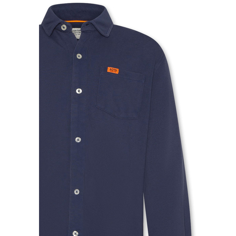 American Outfitters hemd blauw 2