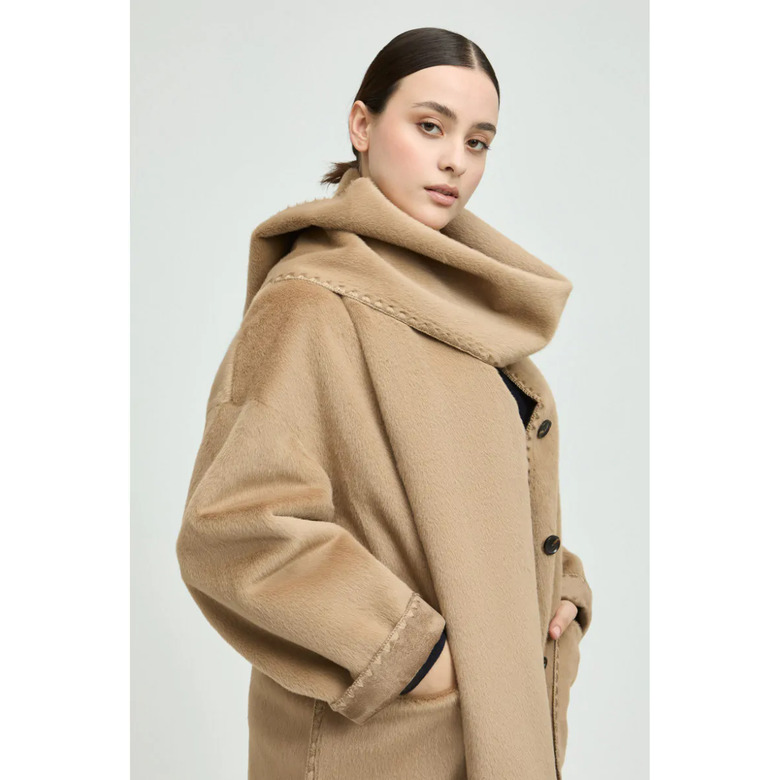Xandres echarpe camel 2