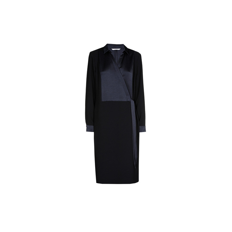 Xandres dress blue 1