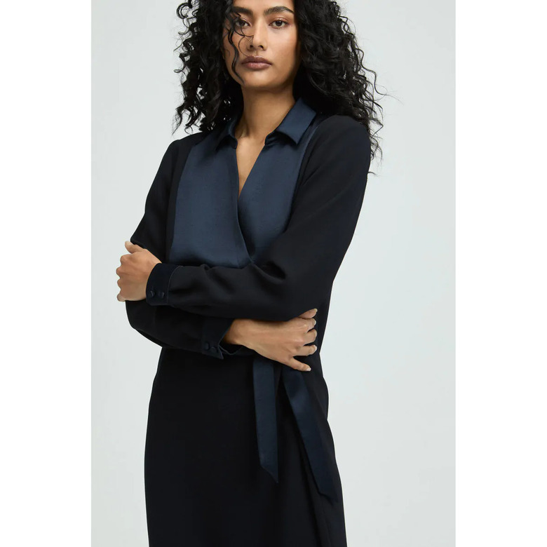 Xandres dress blue 3