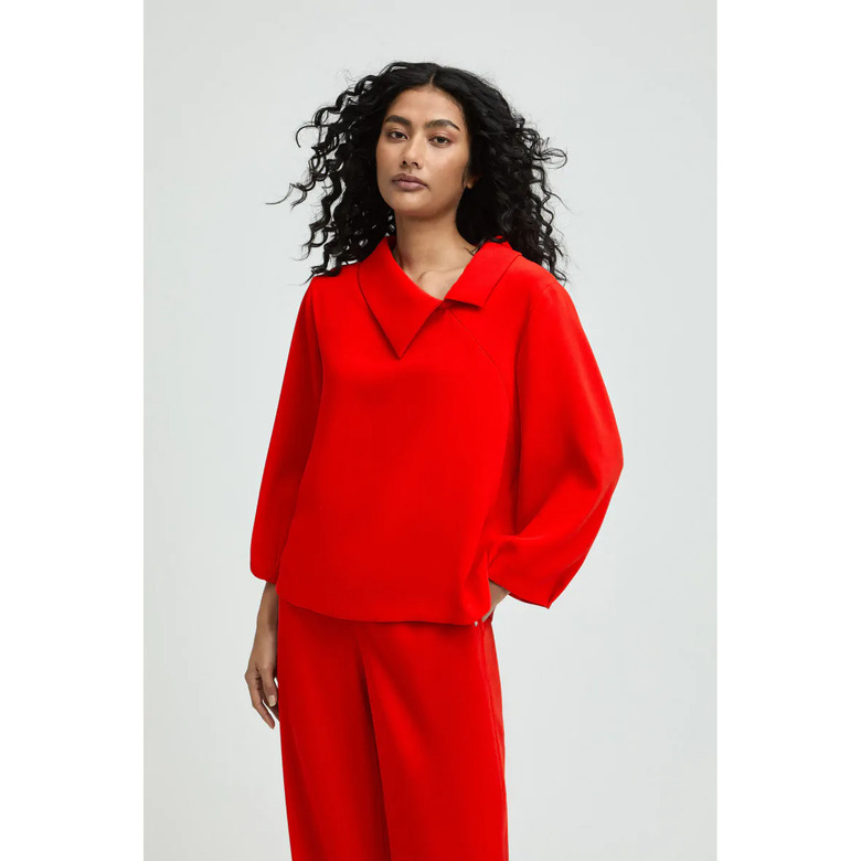 Xandres blouse rood 3