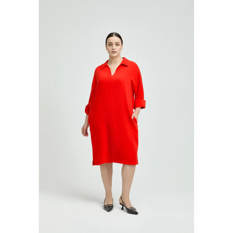 Xandres jurk rood 2