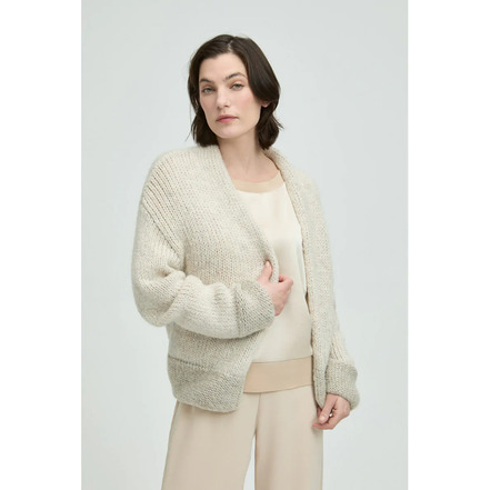 Xandres cardigan lightbrown