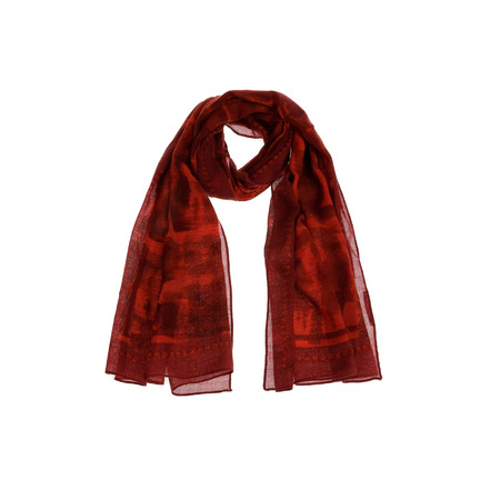 Xandres scarf red