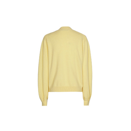 Xandres Cashmere cardigan yellow