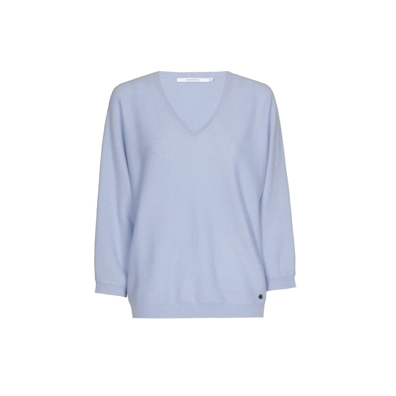 Xandres Cashmere pull bleu
