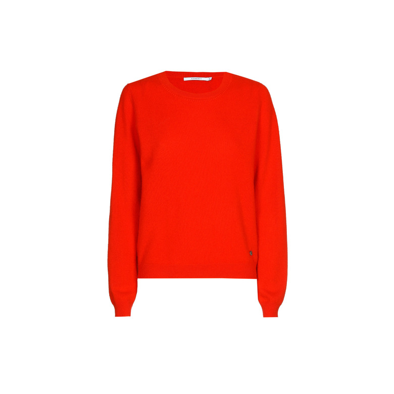 Xandres Cashmere pull rouge