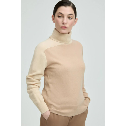 Xandres Cashmere sweater lightbrown