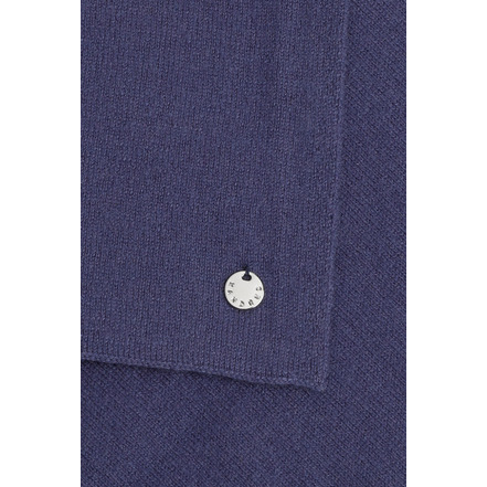 Xandres Cashmere echarpe bleu