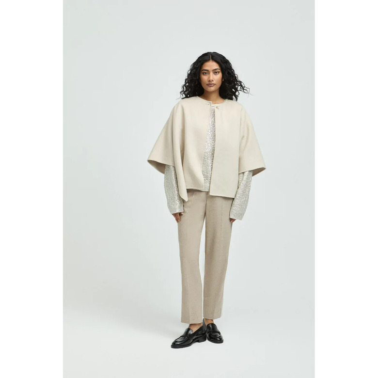 Xandres cardigan lightbrown 2