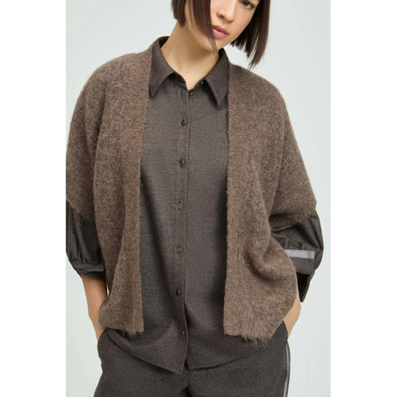 Xandres cardigan bruin