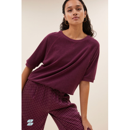 By-bar sweater bordeaux