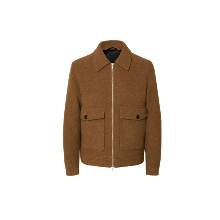 Selected Homme weste cognac