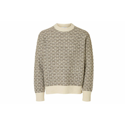Selected Homme trui ecru