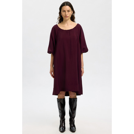 Selected Femme jurk bordeaux