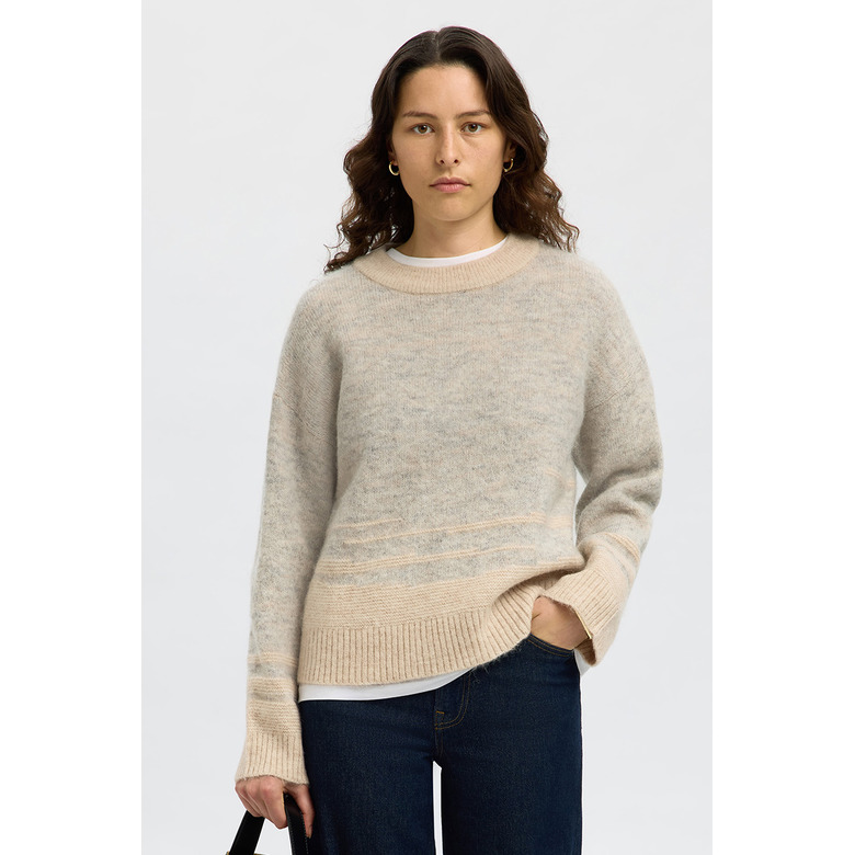 Selected Femme trui grijs 2