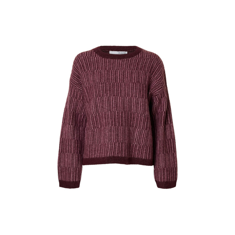 Selected Femme pullover bordeaux 1