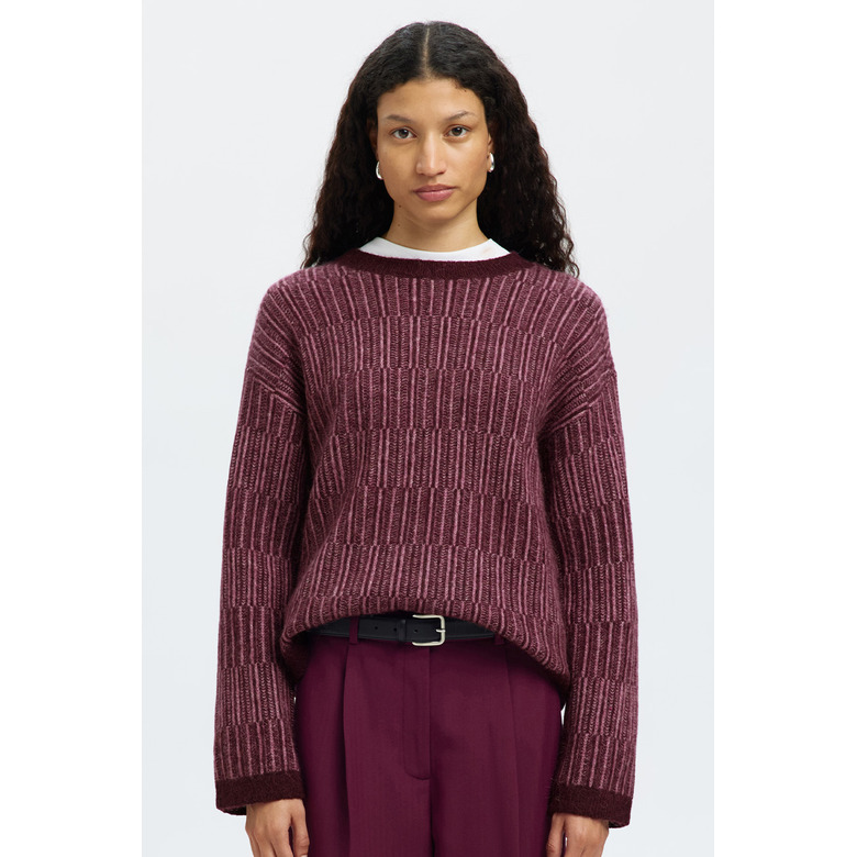 Selected Femme pullover bordeaux 2