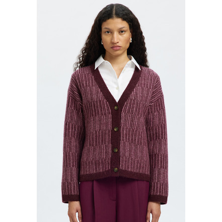 Selected Femme cardigan bordeaux