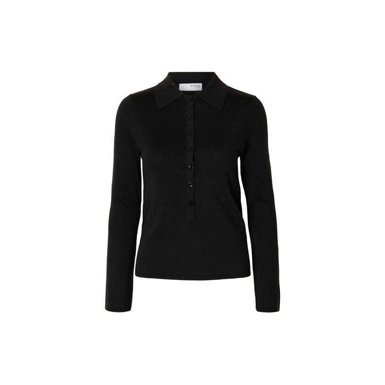 Selected Femme polo schwarz 1