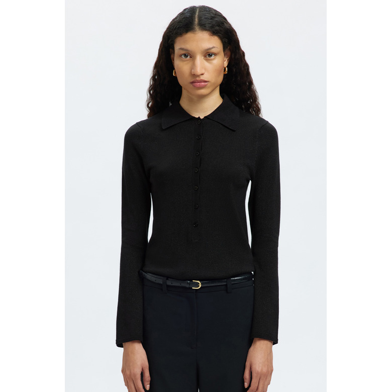 Selected Femme polo schwarz 2