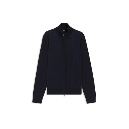 Boss strickjacke blau