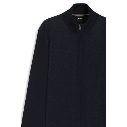 Boss strickjacke blau