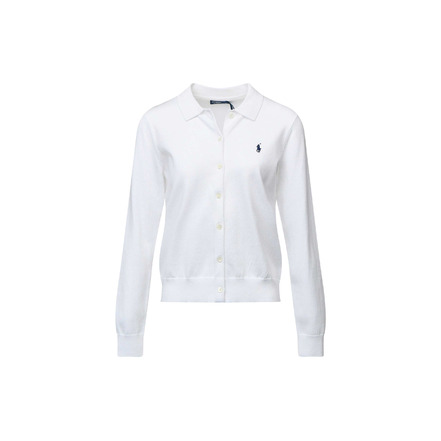 Ralph Lauren strickjacke weiss